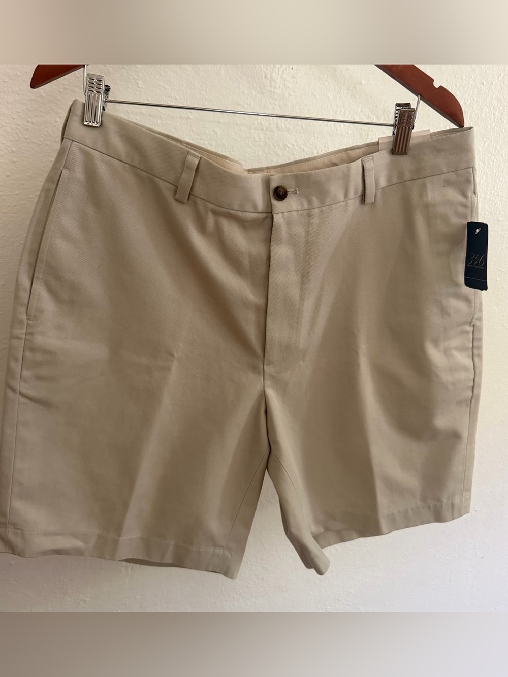 Brooks Brothers 346 Advantage Chino Shorts Men’s 36 Beige Khaki NWT